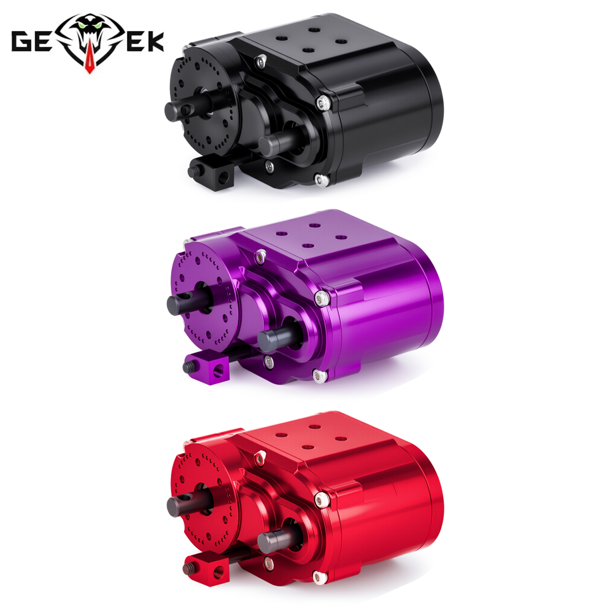 Rc Hobby Factory - Metal 2-Speed 48P Transfer Case Transmission