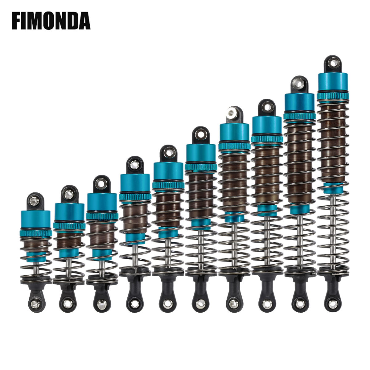 Rc Hobby Drift Car - 4Pcs Adjustable Oil Filled Shocks 52mm-120mm