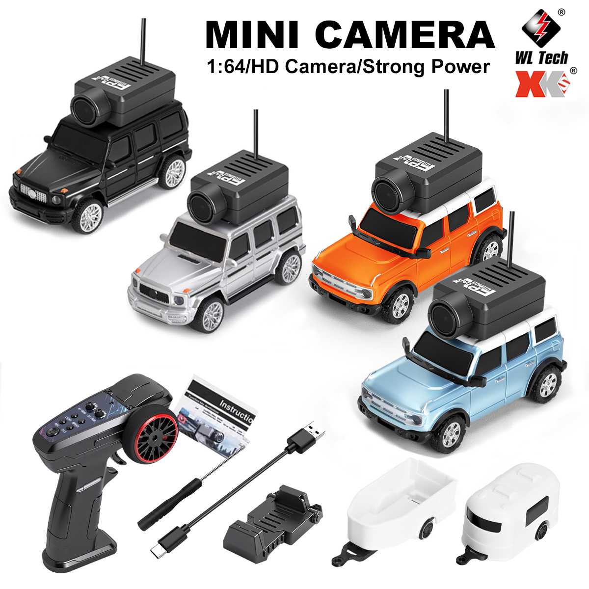 Rc Hobby Drift Car - WLtoys 1/64 Mini RC Car with