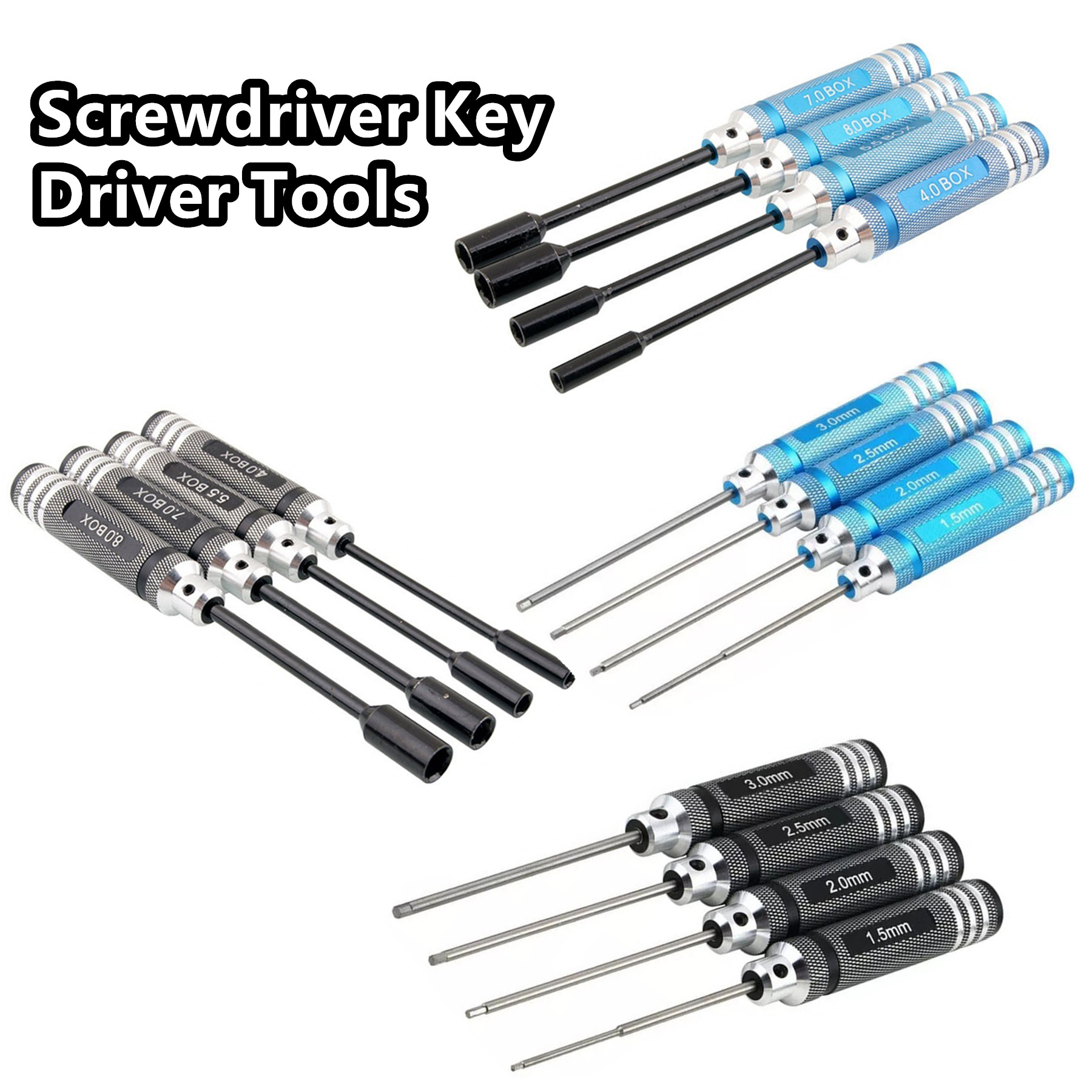 4Pcs Titanium Hex Screwdriver  – Rc Hobby Electric Screwdriver recenzja i cena