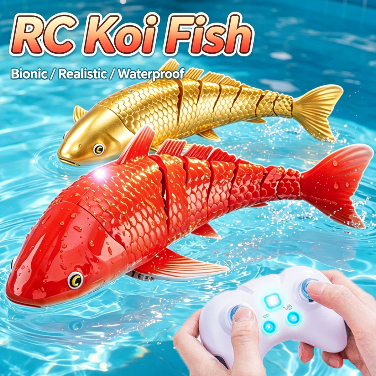 Smart Rc Fish Bionic Koi Fish  – Rc Submarine Water recenzja i cena