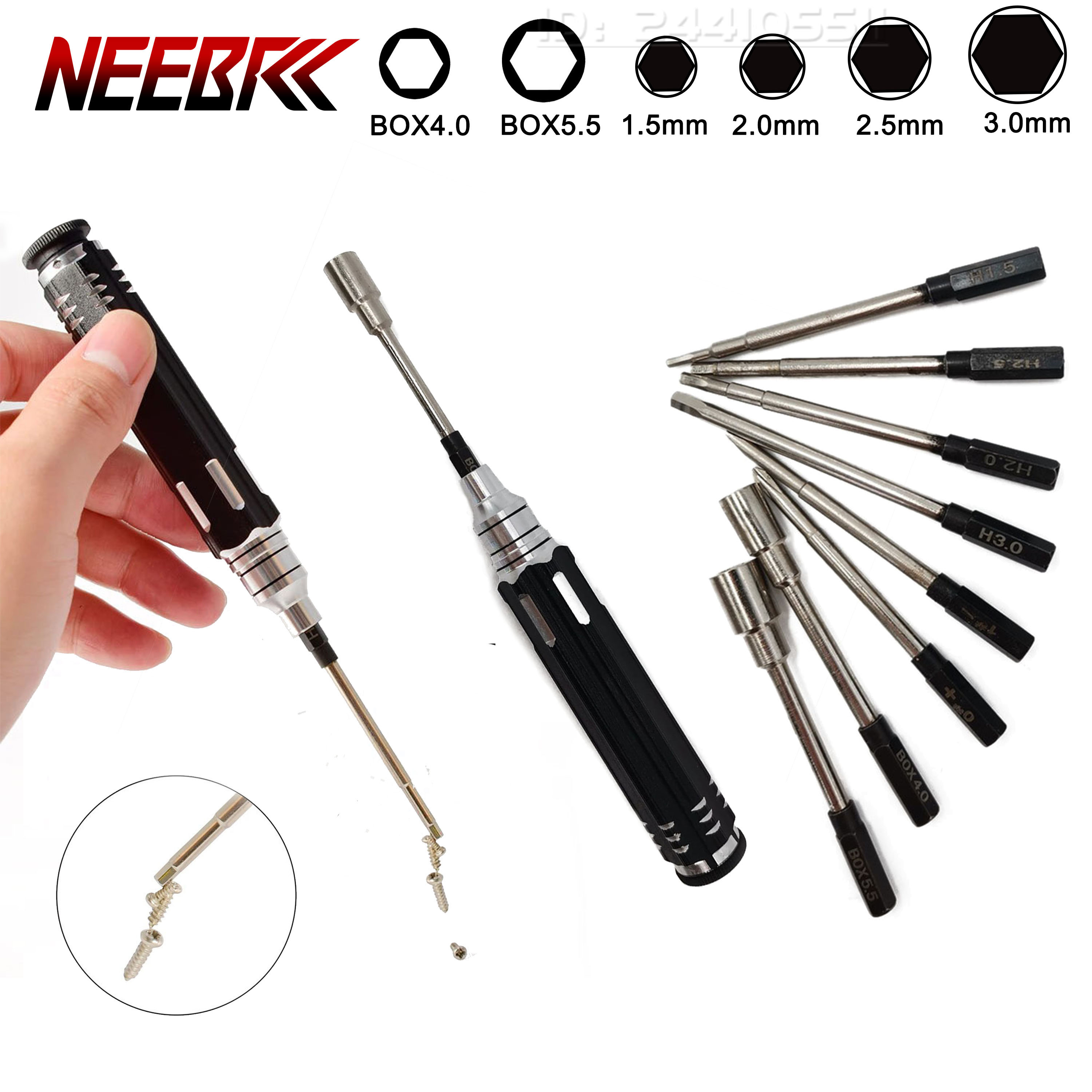 Screwdriver Set 8 in 1 1.5/2.0 – Rc Hobby Electric Screwdriver recenzja i cena