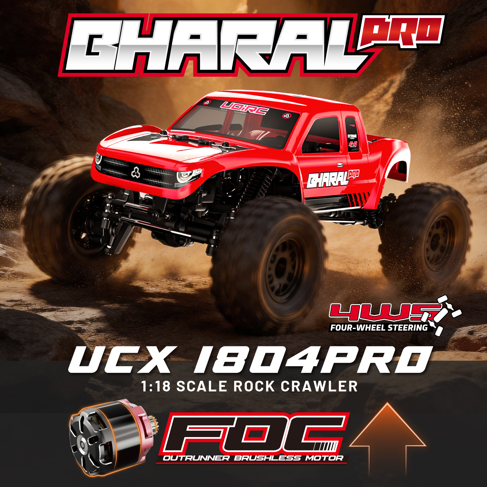 UDIRC UCX1804PRO 1:18 Scale RC – Rc Hobby Drift Car recenzja i cena