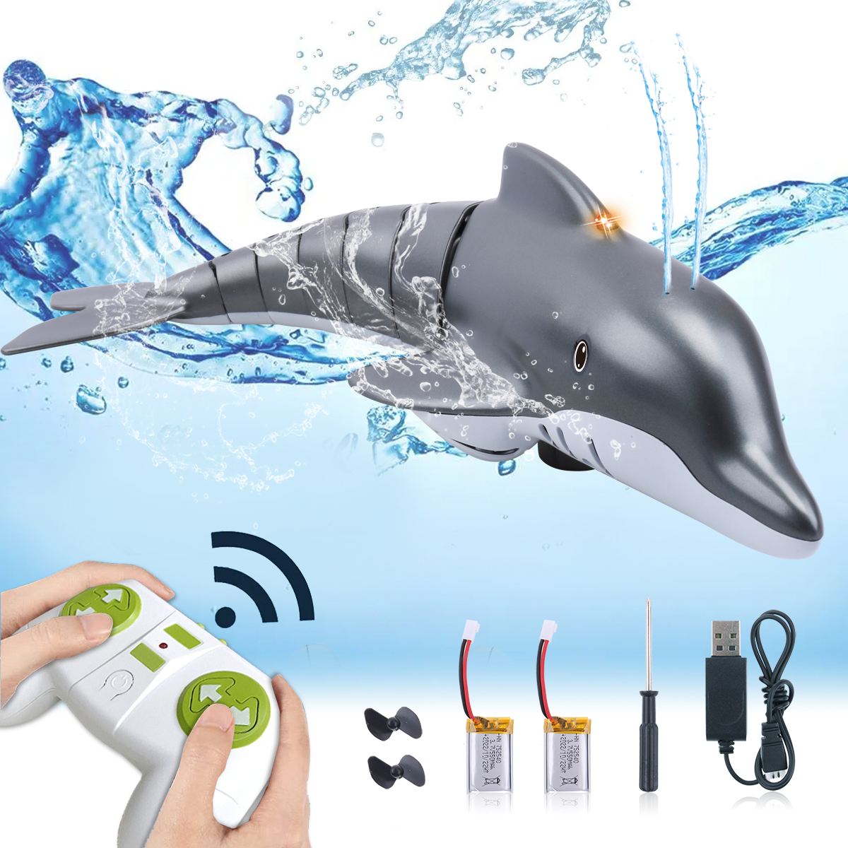 Shark  Rc Dolphin whale Spray  – Rc Submarine Water recenzja i cena