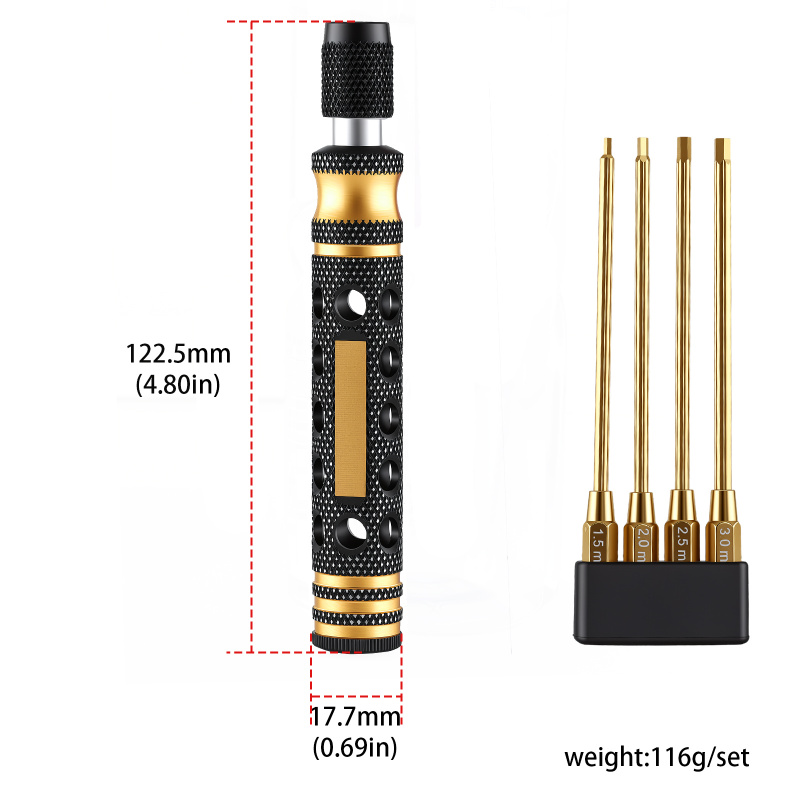 New 4-in-1 1.5/2.0/2.5/3.0mm T – Rc Hobby Electric Screwdriver recenzja i cena
