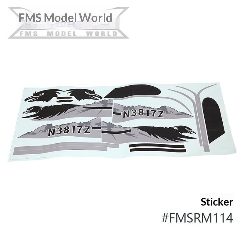 FMS RC Plane Decals For 1700mm – Rc Hobby Toys recenzja i cena