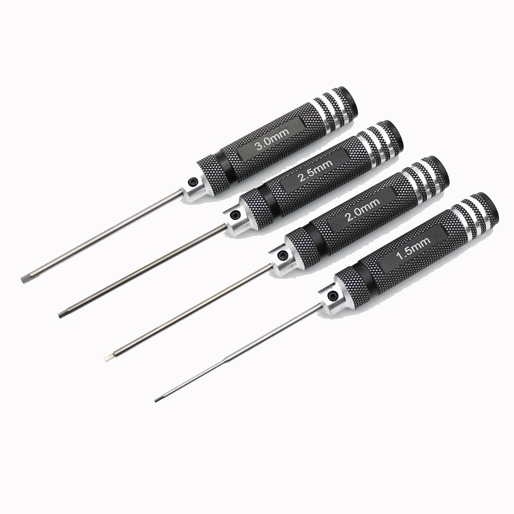 4PCS 1.5/2/2.5/3.0mm Black Hex – Rc Hobby Electric Screwdriver recenzja i cena