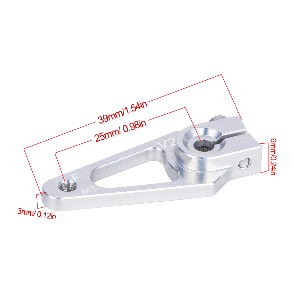 39mm M3 7075 Aluminum 25T Serv – Rc Hobby Factory recenzja i cena