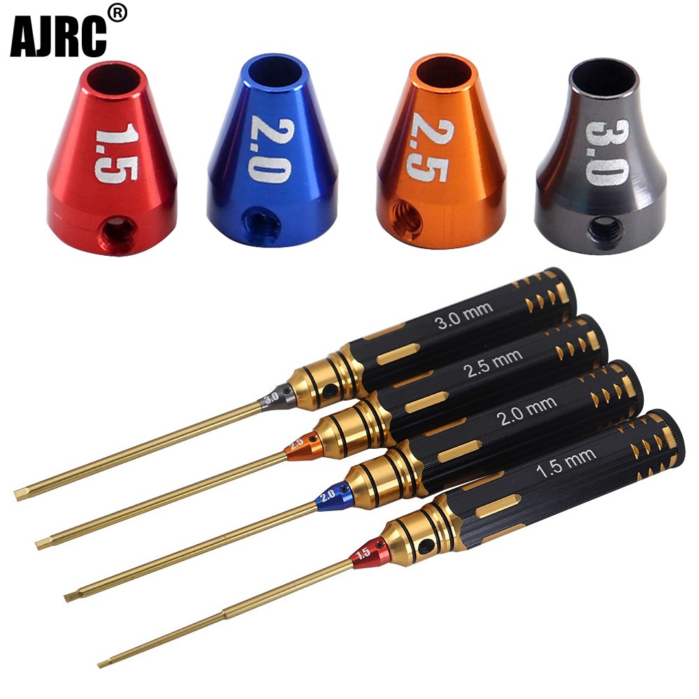 Ajrc 4pcs/set Titanium Plating – Rc Hobby Electric Screwdriver recenzja i cena