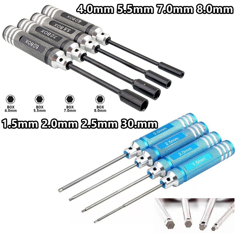 4Pcs Titanium Hex Screwdriver  – Rc Hobby Electric Screwdriver recenzja i cena