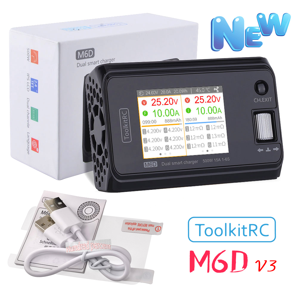 ToolkitRC M6D V3 500W 15A DC D – Rc Hobby Work Mat recenzja i cena